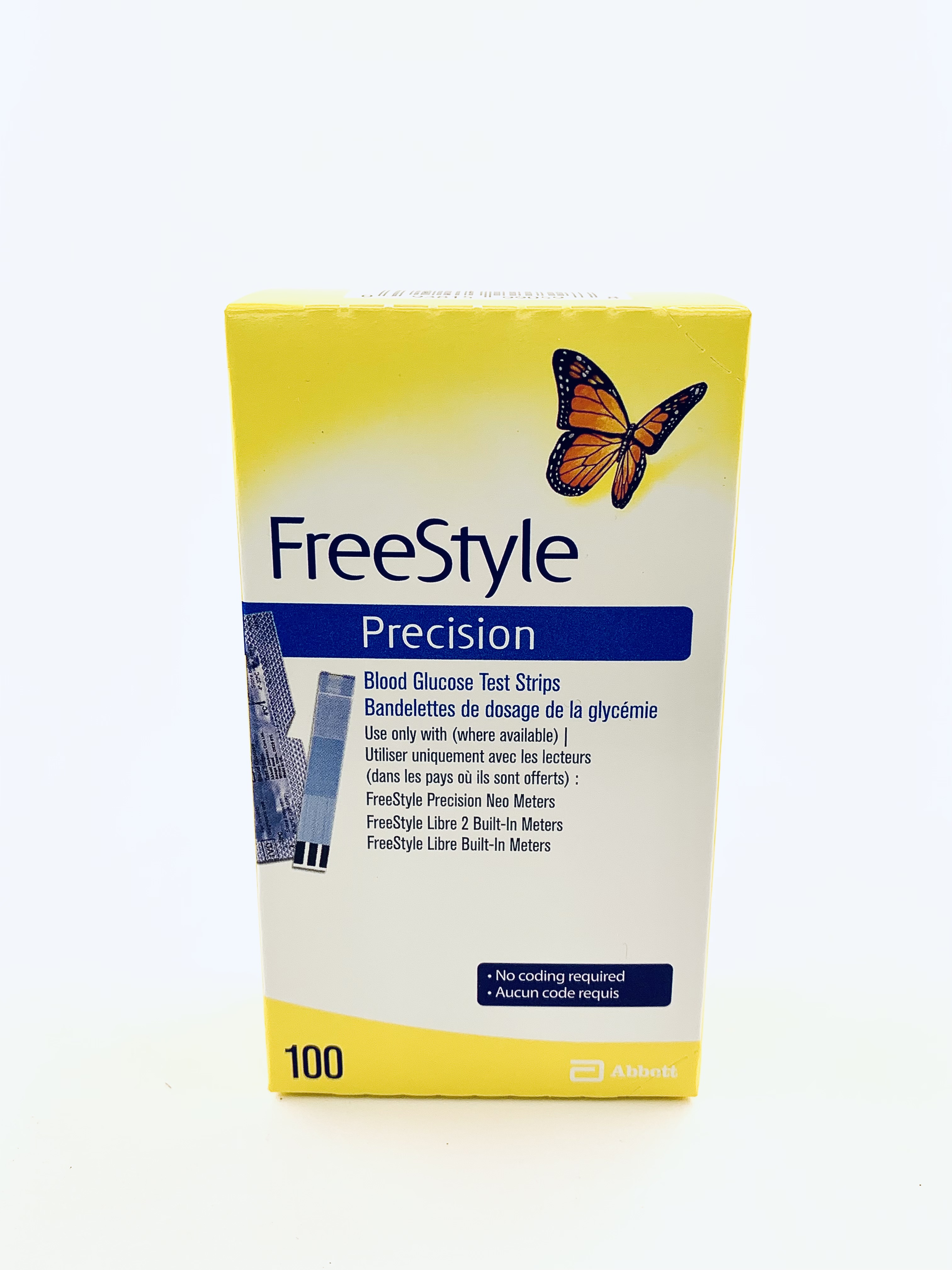 Shop FreeStyle Precision Blood Glucose Test Strips (Box of 100